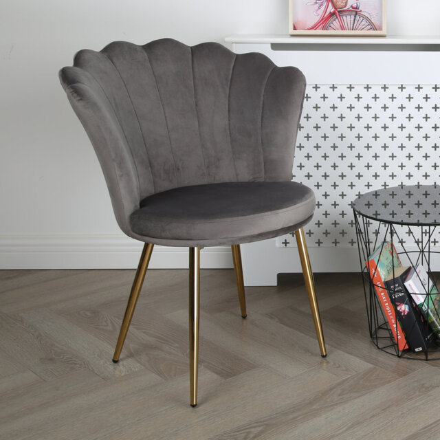Daisy - Velvet Chair with Back-Rest