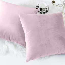 Square Luxury Velvet plush Cushion cover sofa throws Pack of 2