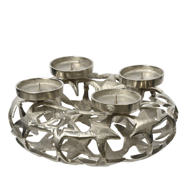 Aluminum Tabletop Candelabra