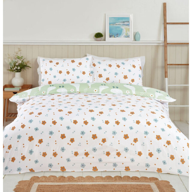 Jemima Polyester Floral Duvet Cover Set