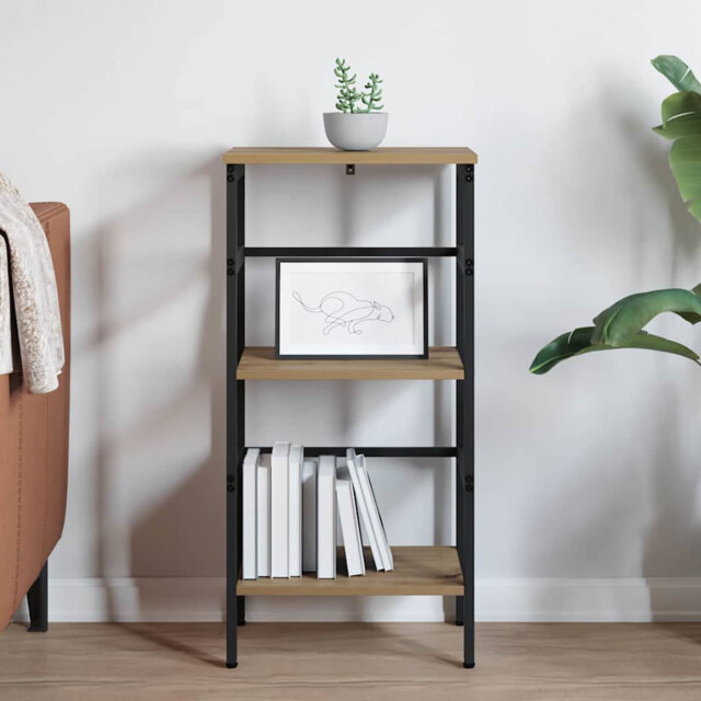 Steel Etagere Bookcase