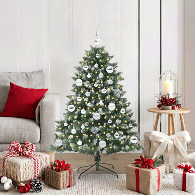 Artificial Christmas Tree with 150 LEDs 85 x 85 x 120 cm