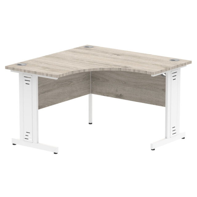 Tibay Corner Metal Base Computer Desk