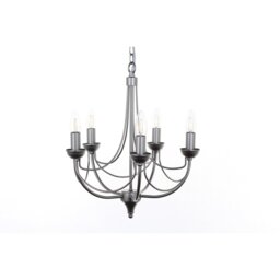 Loudonville 5 - Light Candle Style Chandelier