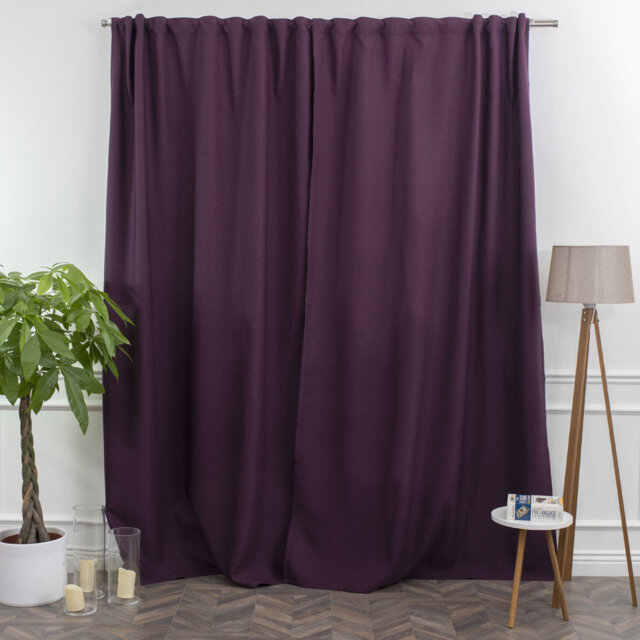 Room Darkening Single Curtain Panel