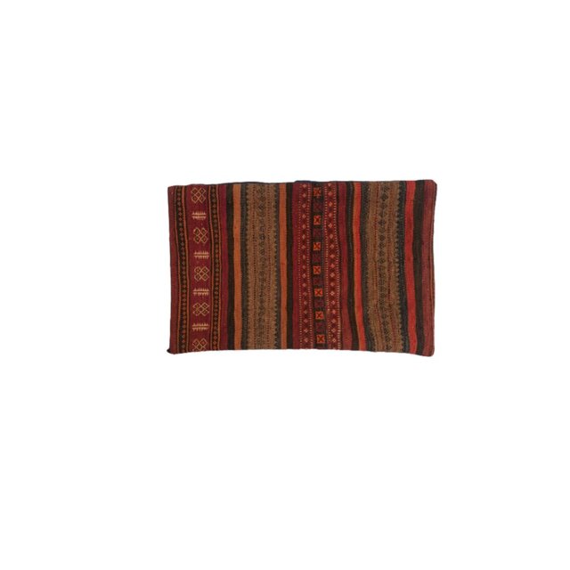 Geoffrey Kilim Handwoven Bistre Cushion Cover