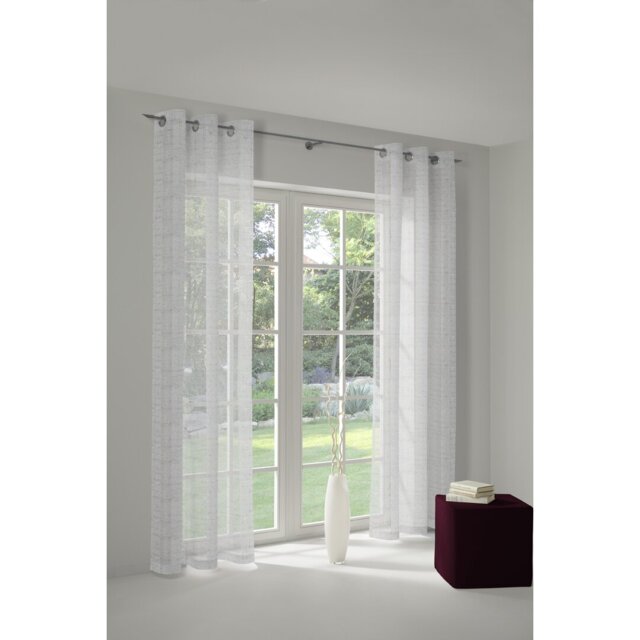 Viso Semi Sheer Curtain Single Panel