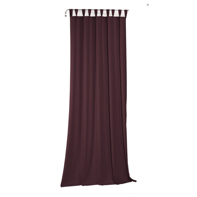 Newbury 67% Polyester And 33% Cotton Room Darkening Single Curtain Panel