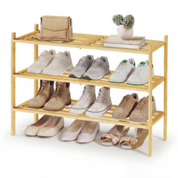 Borehamwood 16 Pair Stackable Shoe Rack