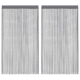 Back Bay Slot Top Sheer Curtains