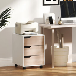 Noa 40cm Wide 3 -Drawer Mobile File Cabinet