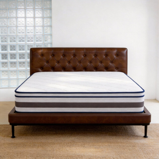 26cm Pocket Spring Mattress with High-Density Foam, Knitted Fabric Cover, Vacuum Packed Fast Dispatch From UK Warehouse – Dispatched Within 2 Days