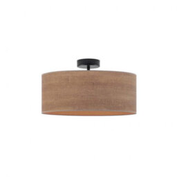 Bishesh Fabric Semi Flush Mount