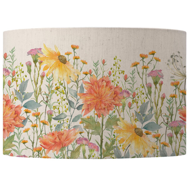 Round Lamp Shade in Orange