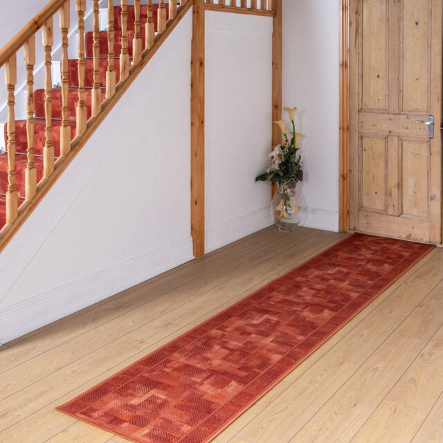Banner Abstract Hand Woven Indoor Area Rug