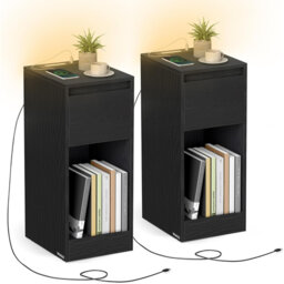 25 cm W Particle Board Bedside Table