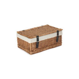 Wicker Packaging Hamper Basket with Lining