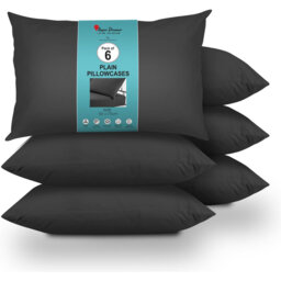 Premium Pack of 6 Microfiber Pillowcases - Soft, Durable & Breathable Bedding for a Restful Night’s Sleep