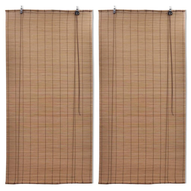 Semi Sheer Bamboo Roller Shade