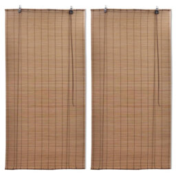 Semi Sheer Bamboo Roller Shade