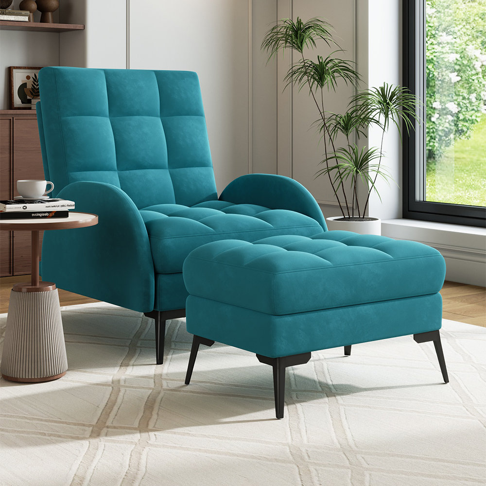 Hazaris Best Deals On Accent Chairs Arm Chair Black Velvet Chair