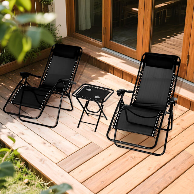 Metal Outdoor Lounge Chair , SunbrellaÂ® Cushions Included