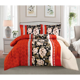 Merriwa Microfiber Floral Bedspread with Pillow Shams Included