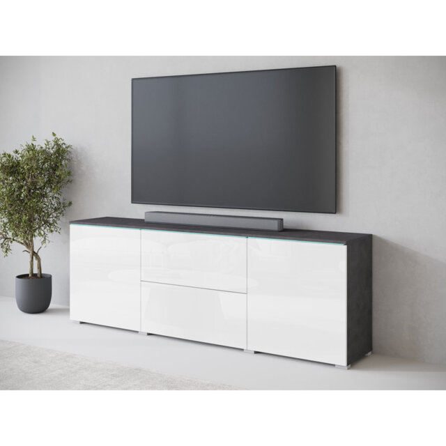 Veve Chest Of Drawers, 180 Cm, 2 Doors, 2 Drawers