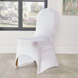 Spandex Arched Front Chair Cover Wedding Banquet Party