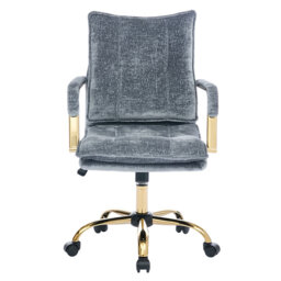Chenille Upholstered Office Chair