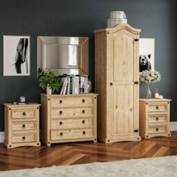 Harold Solid Wood Piece Bedroom Set