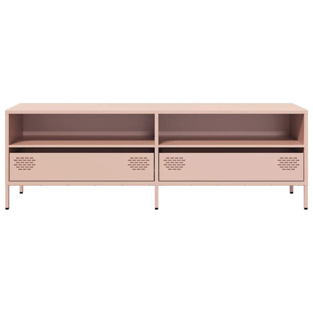 TV stand in pink, 135 x 39 x 43.5cm, cold rolled steel
