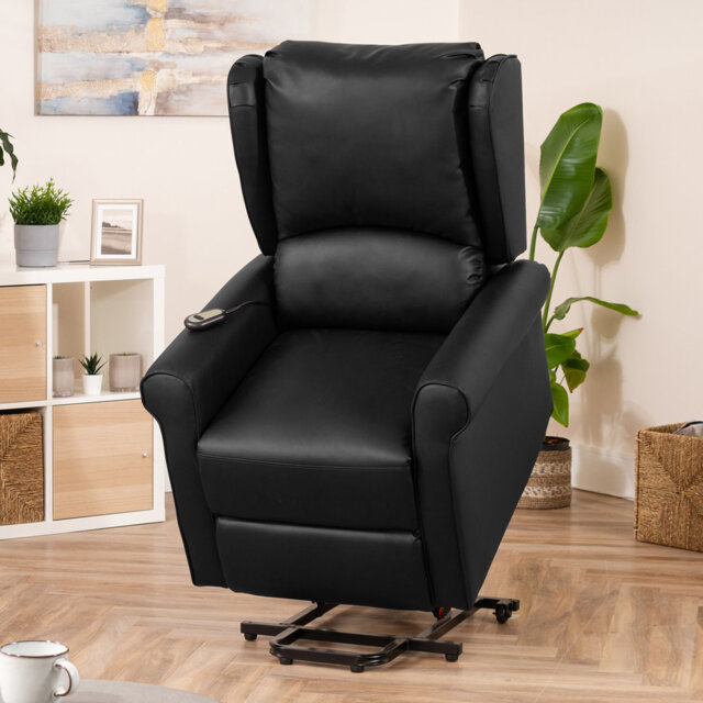 Crowthorne Electric Riser Recliner With Massage And Heat - Cream