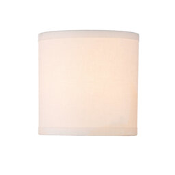 Bensenville Silk Drum Lamp Shade ( Clip On ) in Cream