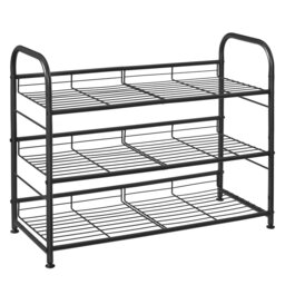 9 Pair Stackable Shoe Rack