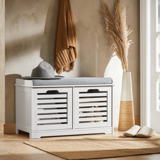 Segars Polyester Upholstered Storage Bench