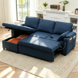 L Shaped Sofa Sleeper & Chaise