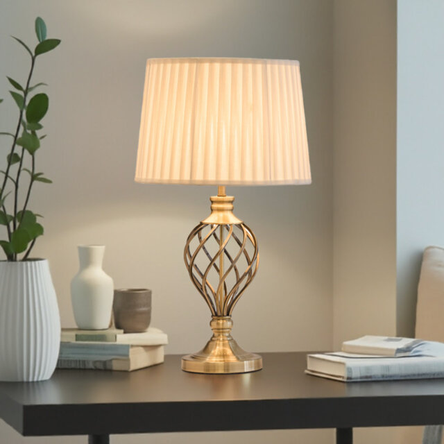 Wauneta 61cm Statement Barley Twist Table Lamp
