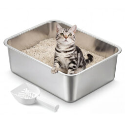 Boxal Stainless Steel Litter Box