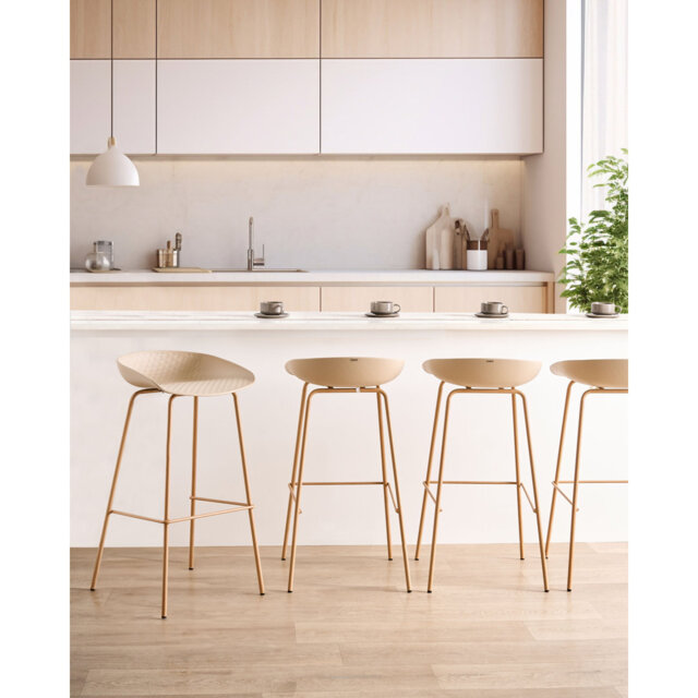 Counter Stool with Metal Frame