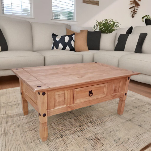 Angelyka Solid Wood Coffee Table