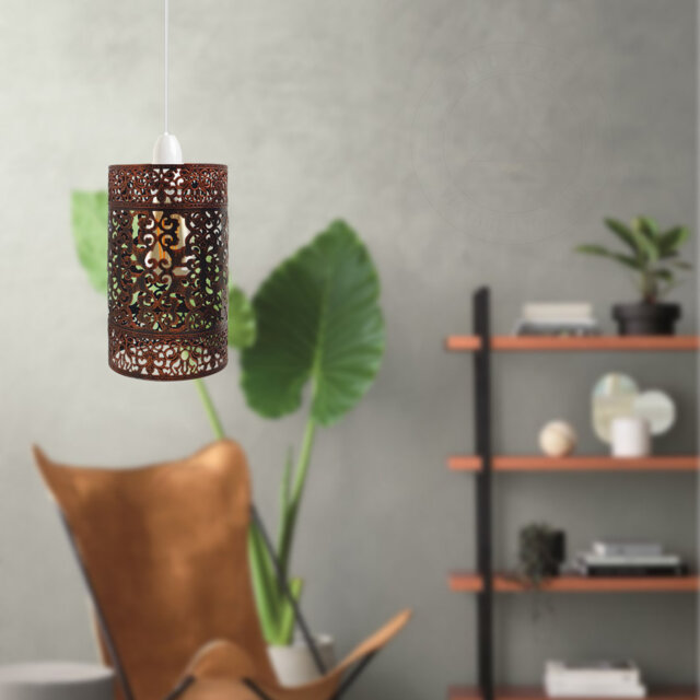 60.96cm H Metal Drum Ceiling Fan Bowl Shade ( Uno )
