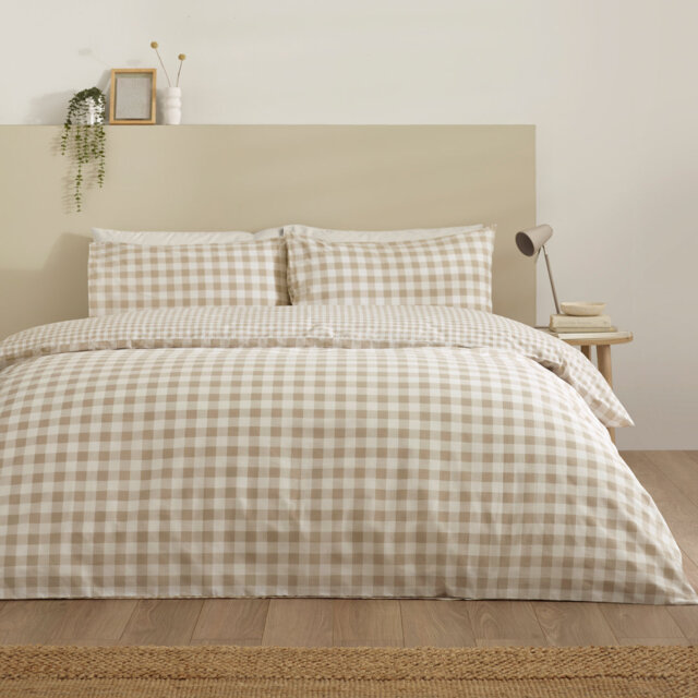 Bamford Gingham Check Reversible Duvet Cover Set