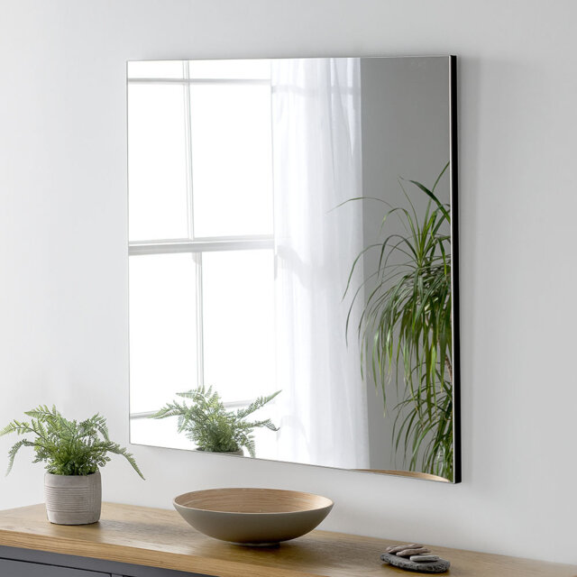 Drumnadrough Wood Flat Wall Mirror