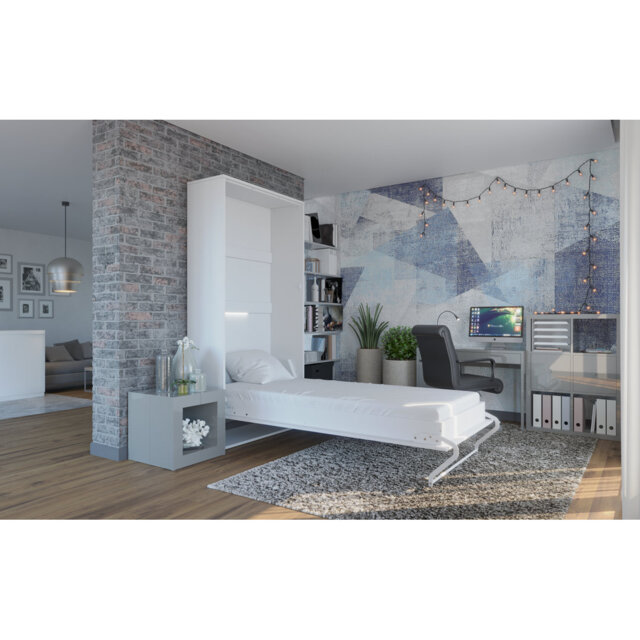 Ayvri European Kingsize (90 x 200cm) Upholstered Murphy Bed