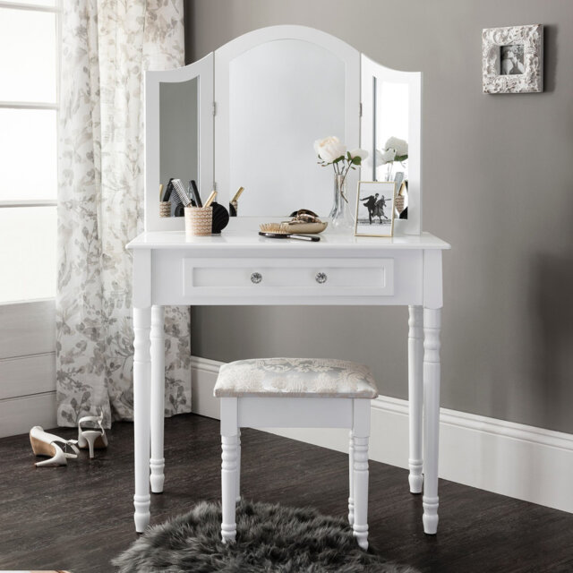 Libourne Dressing Table with Mirror