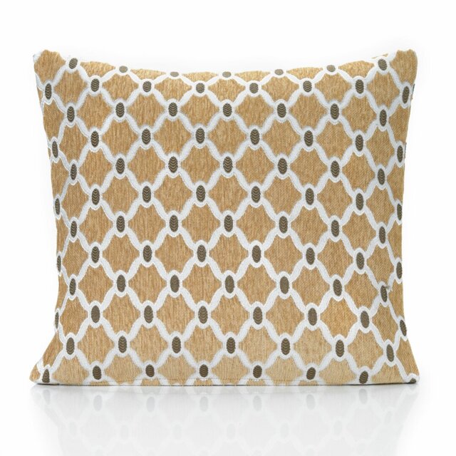 Beauville Geometric Square Cushion