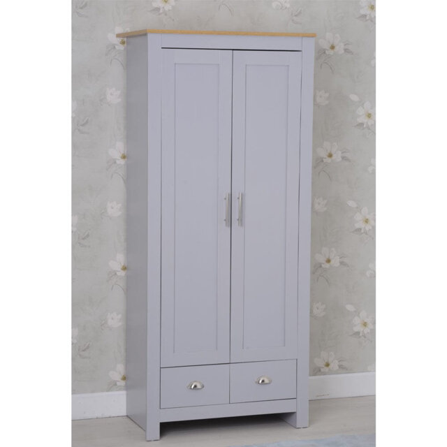Annieruth 2 Door Manufactured Wood Wardrobe