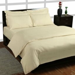 Cotton Blend Percale Fitted Sheet