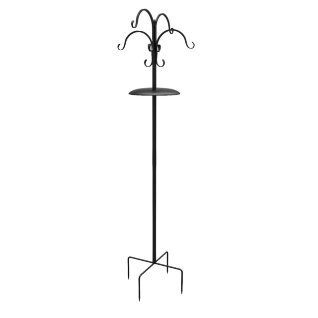 Eton Metal Pole Decorative Bird Feeder